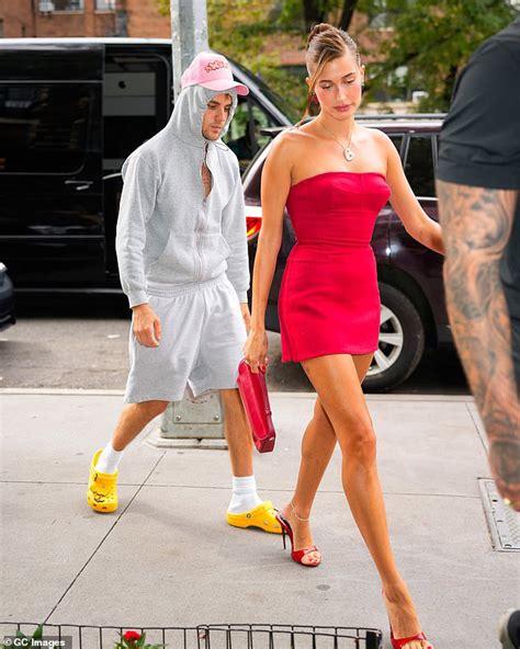hailey bieber and justin show off their opposite senses of style