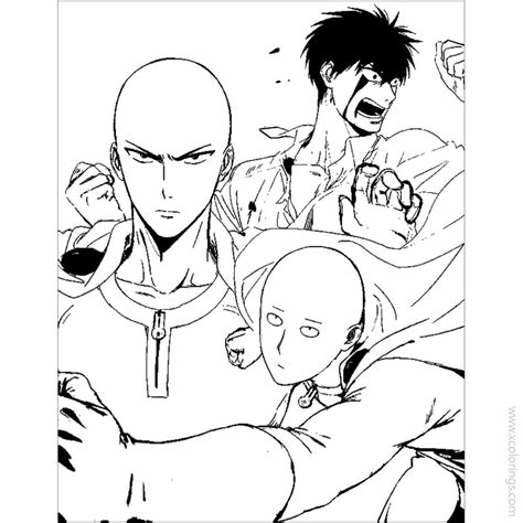 Saitama Coloring Pages Coloring Pages