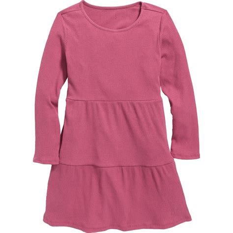 Old Navy Girls Ribbed Swing Tiered Dress Girls 7 16 Clothing