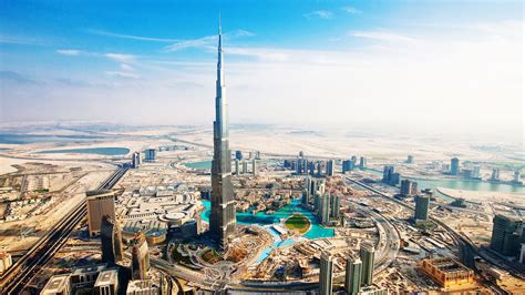Burj Khalifa City Cloud Dubai Sky 4k Hd Wallpaper Rare Gallery