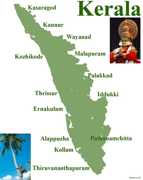 Map Of Kerala India World Map India Map Kerala India