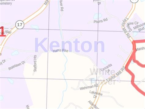 Kenton County Zip Code Map Kentucky