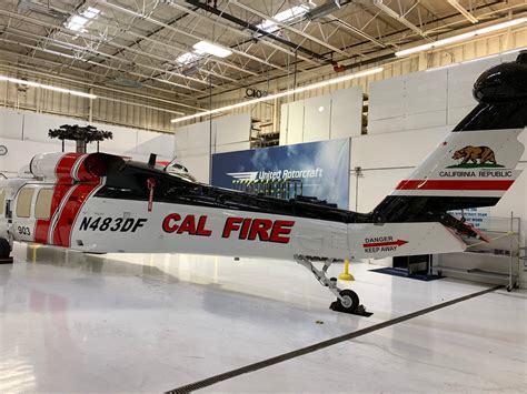 Cal Fire New Sikorsky S70i Firehawk Helicopters Fleet