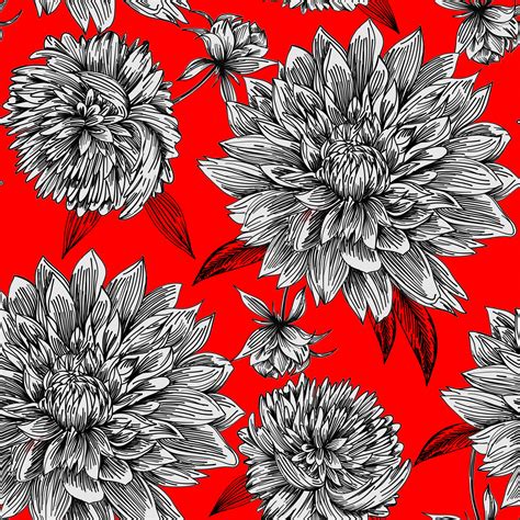 Flowers Pattern Design Illustration Free Stock Photo Public Domain