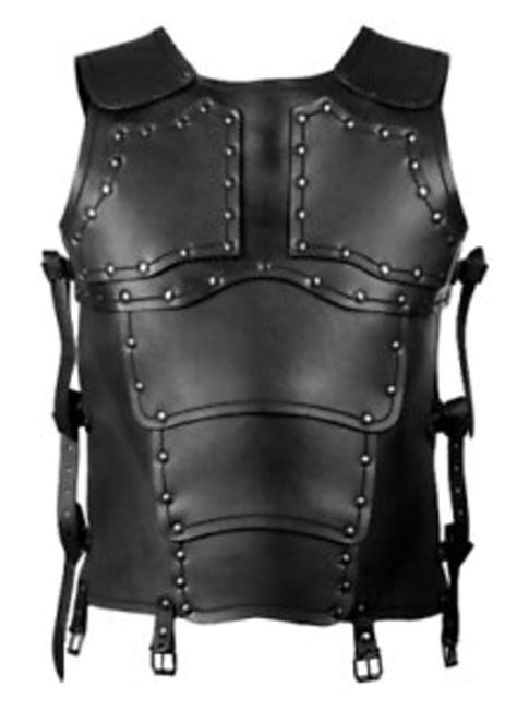 Medieval Viking Leather Armor Sca Reenactment Torso Dark Etsy