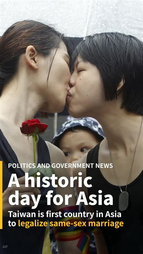 Taiwan Becomes First Country In Asia To Legalize Same Sex Marriage