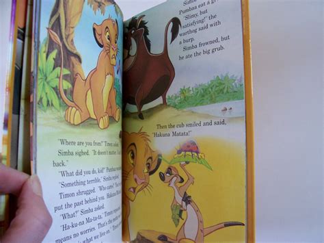 Disneys The Lion King Hardbound Book From Etsy