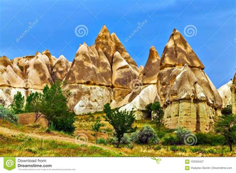 Cappadocia Anatolia Turkey Goreme National Park Stock Image Image
