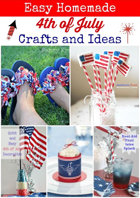 Easy Homemade 4th Of July Crafts And Ideas