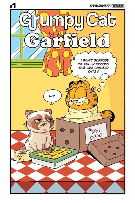 All pages, a to z comics. Will Fur Fly In Grumpy Cat/Garfield #1? - COMICON