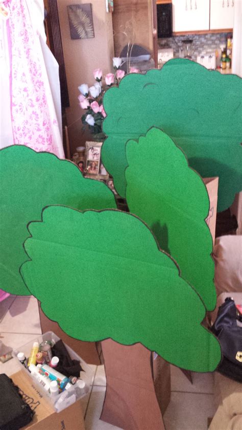 Cardboard Trees We Made For A Babyshower Cardboard Tree Cardboard