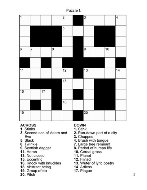 Digital Download 100 Printable Crossword Puzzles For Adults Etsy