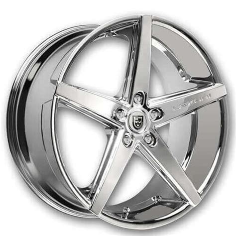 22 Staggered Lexani Wheels R Four Chrome Rims Lx030 4