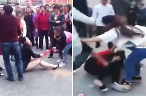 China Public Shaming Women Beat Up Suspected Mistress In Horrific Civil Justice Daily Star