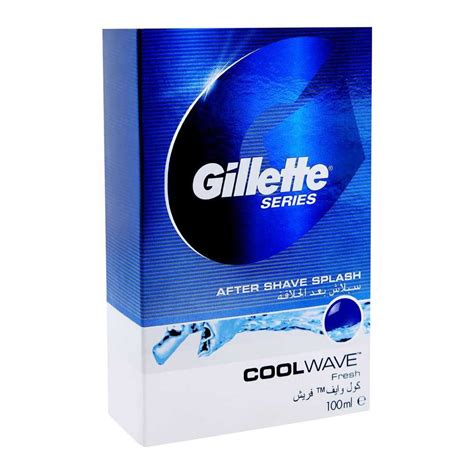 Buy Gillette Cool Wave After Shave Fresh Splash 100ml Online At Best