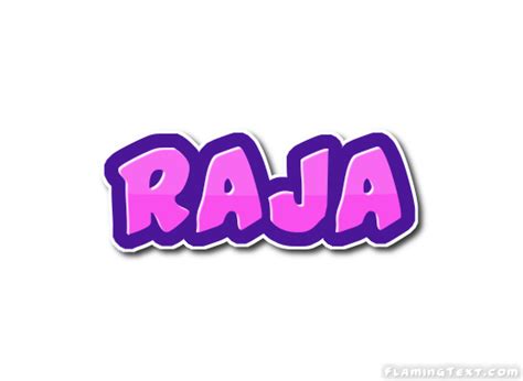 Raja Logo Free Name Design Tool From Flaming Text