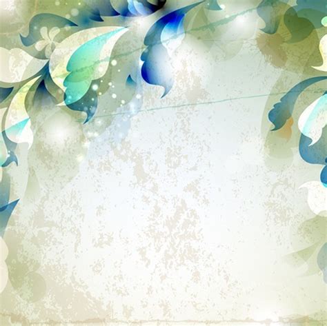 Free Elegant Leaves And Floral Background Vector 03 Titanui