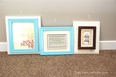 Diy Stacked Frames The Creative Mom