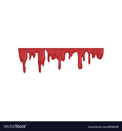 Blood Dripping Flowing Red Liquid Royalty Free Vector Image