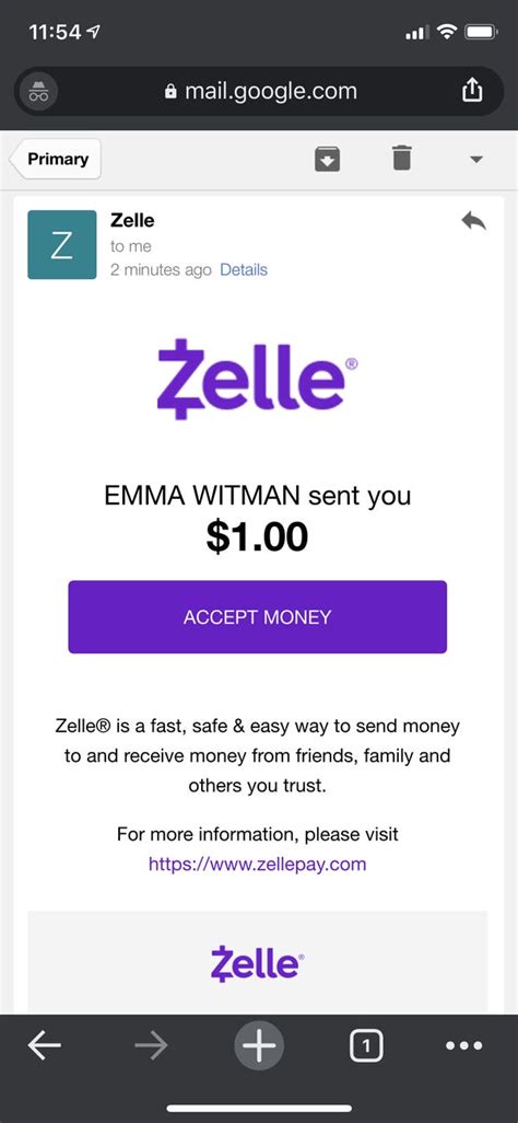 If you're sending money, you will need to authenticate with touch id, face id, or your passcode. How to Receive Money on Zelle Whether You Have an Account or Not