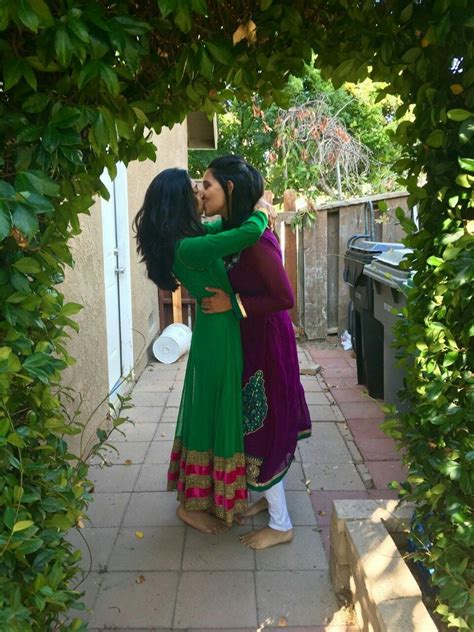 Lesbians Kisses Outdoor Telegraph