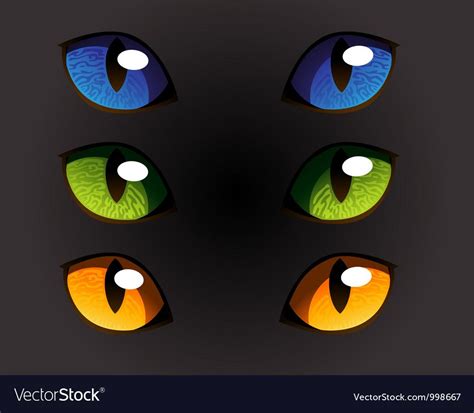 Pin By Torres On Kittybar Studios Eye Illustration Wild Cats Vector