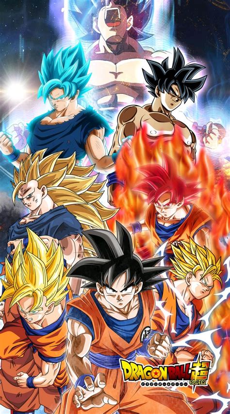 The Dragon Ball Movie Poster With Many Different Characters In Front Of
