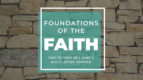 Foundations Of The Faith Part 1 — Calvary Chapel Eastside