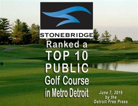 top 10 public golf course in metro detroit stonebridge golf club ann arbor