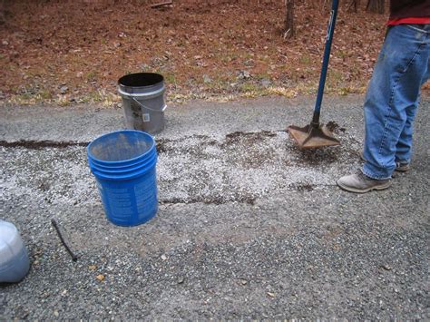 Here is some information to help you do the job correctly. World of Karen: Do-it-yourself-driveway repair