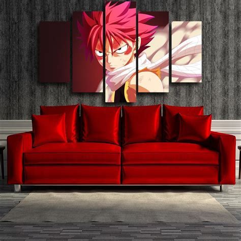 Fairy Tail Wall Arts Canvas Natsu Dragneel Ipw Fairy Tail Store