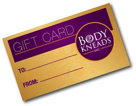60 minute massage t card by body kneads inc 75 lpholidayguide massage t card