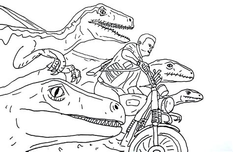 Desenho De Jurassic World Para Colorir