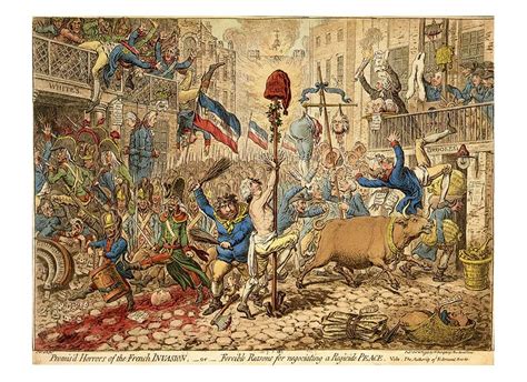 French Revolution Painting Caricatures James Gillray Satirical