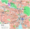 Mapas Detallados de Zúrich para Descargar Gratis e Imprimir
