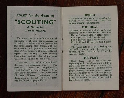 1955 Scouting Card Game By Pepys England Tomsk3000
