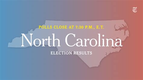 North Carolina Special Elections The New York Times