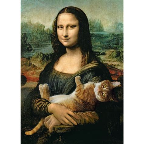 Mona Lisas Cat Arte Con Gatos Pintura De Gato Fondos De Gato