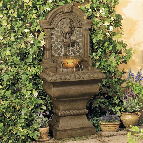 Buy John Timberland Mediterranean Outdoor Wall Water Fountain With