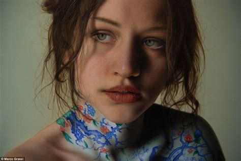 Marco Grassi Paintings Not Photographs Abstract The Tattoos Teeming