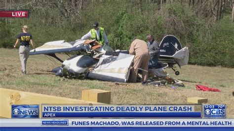 Ntsb Begins Investigation Into Fatal Apex Plane Crash Youtube