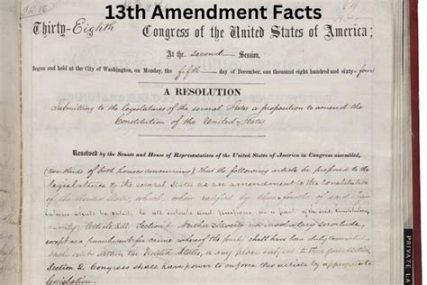 13th Amendment Facts Have Fun With History