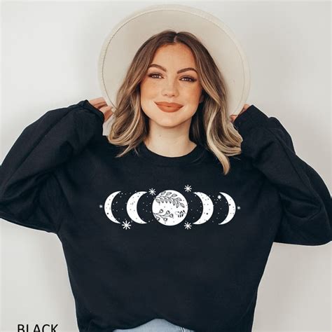 Moon Sweatshirt Etsy