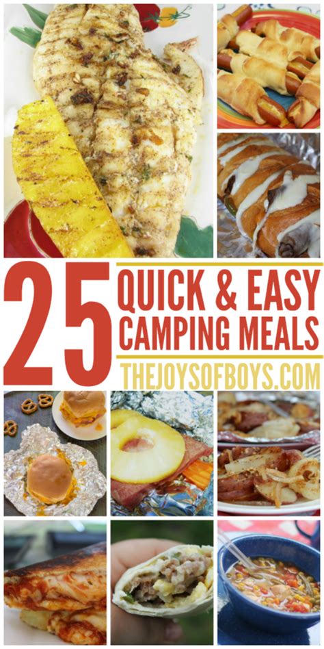 Fast Easy Camping Meals Kids Will Love