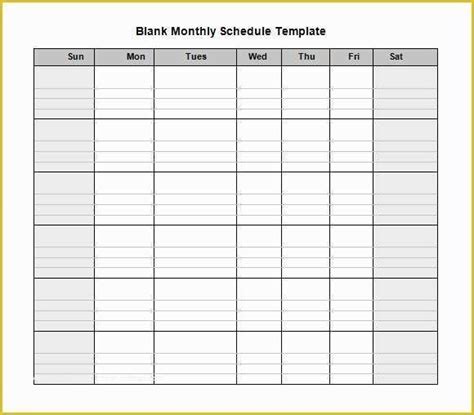 Employee Work Schedule Template Pdf Printable Blank Bi Weekly