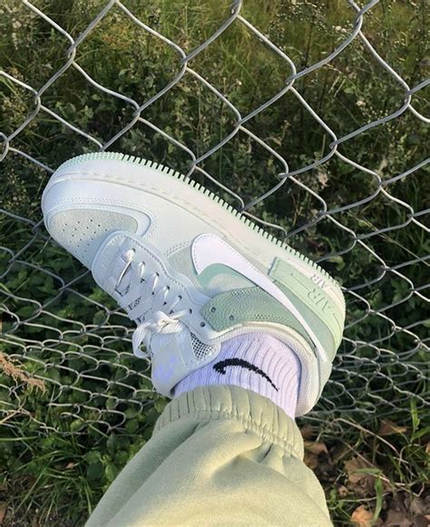 Nike Air Force 1 Sage Green Stock X In 2021 Hype Shoes Aesthetic