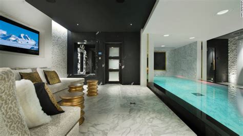 In addition to having a private dip pool, each villa also comes with its own steam room and glass panel. 7 of Europe's most luxurious ski chalets - CNN.com