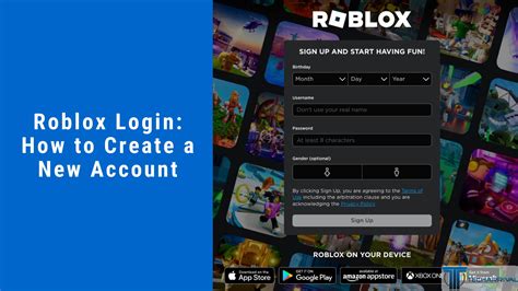 Roblox Login How To Create A New Account 2024
