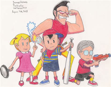Earthbound Beginnings The Four Heroes By Leafgreen1924 On Deviantart
