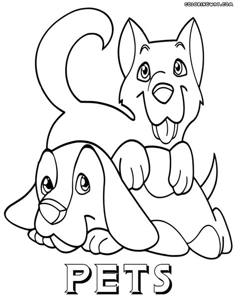 Pets Coloring Pages Coloring Pages To Download And Print